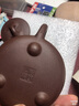 徐保国 纯紫砂壶宜兴名家手工茶壶功夫小茶具套装泡茶壶石瓢壶 210ml 周国君 紫泥款球孔 实拍图