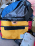 ACROSS斜挎包男女士包包潮流单肩邮差包学生电脑包大容量挎包运动骑行包 红黄 实拍图