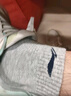 李宁（LI-NING）袜子男跑步运动袜女中筒短棉袜加厚吸汗透气抗菌四季篮球羽毛球袜 灰色【2双】吸汗/透气/抗菌 L码 实拍图