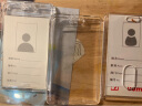 优和（UHOO）亚克力证件卡套 竖式 1个卡套+1根挂绳 证件套工作证员工牌胸卡 透明 6006 实拍图