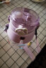壹滴水大容量水杯女运动水壶儿童耐高温吸管夏季杯子大肚杯 香芋紫 实拍图