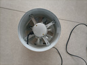 象马 管道式油烟大功率抽风机工业排风扇圆形强力换气轴流风机排气150 白色 8寸(直径200MM) 实拍图