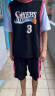 COZOK高端运动品牌76人队3号艾弗森篮球服套装男夏季学生中大童假两件速干球衣一套 TZK230黑色速干套装 3号艾弗森 XL 建议105-125斤左右 晒单实拍图