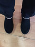 布瑞京老北京布鞋男网鞋飞织透气休闲鞋软底防滑轻便舒适中老年鞋老人鞋 黑色 春秋单鞋B33352 42 实拍图