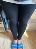 弹力打底裤女外穿薄款高腰弹力紧身显瘦款大码秋裤 黑色踩脚+黑色平脚【2条】 （好质量 80～160可穿） 实拍图