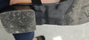 鞋柜（shoebox）达芙妮集团旗下透气网纱T字带包头凉鞋女粗跟2024夏新款方头低跟 黑色[断码特·价] 38[断码特·价] 晒单实拍图