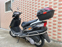 吉浪宇雨钻省油125踏板车摩托车男女款国四电喷燃油汽油代步可上牌 省油版国四电喷可上牌 黑色包邮 实拍图