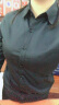 DGPZ 衬衫女职业装显瘦衬衣工装工作服免烫抗皱商务面试正装上衣0423 黑色 L适合103-113斤 实拍图