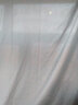 伊帘坊窗帘纱帘透光不透人白纱薄窗纱隔断客厅半遮光窗纱白色沙飘窗阳台纱 白色 宽1.0*高1.3挂钩促销两片装 实拍图