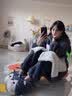 束时·创漫动漫卡通连体睡衣袍男女情侣秋冬加绒加厚珊瑚绒动物家居服套 大二哈睡袍套装(睡袍+睡裤)+棉鞋 5XL (178-180cm,适90-100kg) 实拍图