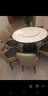 靓威（LW） 办公洽谈桌椅组合圆形店铺接待桌小圆桌休息区桌椅阳台 软包单椅（两把起发）颜色备注 实拍图