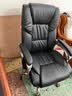 凯联（KAILIAN）真皮老板椅可躺办公椅按摩大班椅舒适久坐电脑椅家用转椅高档椅子 贵族黑+搁脚 纳帕皮+按摩 实拍图