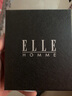 ELLE HOMME男士短款钱包 头层牛皮多功能票夹 两折钱夹3920 生日礼物男 实拍图