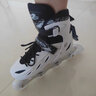 小状元溜冰鞋成人轮滑鞋成年人儿童初学者专业男童旱冰鞋滑冰鞋滑轮大人 【炫酷黑|鞋+工具礼包】 XL 超大码全闪（41-44码） 实拍图