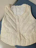 雅鹿轻薄羽绒马甲女短款背心内穿内搭坎肩内胆修身秋冬季保暖马夹 白色 2XL 推荐125-140斤 实拍图