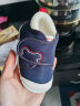 卡特兔 学步鞋 婴儿男女宝宝鞋1-3-5岁秋冬款机能儿童鞋经典款 蓝色（冬款加绒） 内长13cm（适合脚长12.5cm） 实拍图