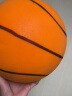 健型师 静音篮球7号无声标准训练小皮球儿童成人室内大号拍拍球弹力玩具 免打孔篮筐+7号橙色网纹球 晒单实拍图