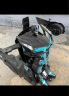 JJR/C 感应变形车遥控汽车机器人 大型32cm男孩儿童玩具车rc遥控车 3-10周岁礼物小孩赛车 布加迪（蓝黑） 实拍图