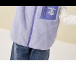 迪士尼（DISNEY）童装儿童男女童舒棉绒马甲时尚保暖坎肩上衣23冬DB341DE06紫110 实拍图