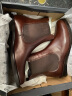 ECCO爱步女靴时尚型塑系列牛皮女鞋 经典切尔西短靴 266503 棕色-01014 38 晒单实拍图