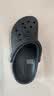 卡骆驰（CROCS）洞洞鞋贝雅卡骆班男鞋夏新款户外平底拖鞋沙滩鞋涉水鞋凉鞋205089 黑色/白色/正码正拍/拍前联系客服 37-38 (230mm) M5W7 实拍图