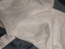 Navigare意大利小帆船短袖衬衫男士透气夏装薄款纯棉白衬衣 漂白 XL/41 实拍图