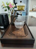 正扬 茶盘家用茶托盘排蓄两用长方形大小号茶台竹制功夫茶具茶道配件 竹制茶盘(38*23/小号)蓄排—胡桃色/千里江山 实拍图