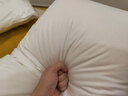 AMAIN雅棉五星级专用标准七孔纤维羽丝羽绒枕蓬松高回弹枕头颈椎枕芯 五星级酒店专用- 单只 48cm *74cm 实拍图