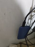 JIXINI西部数据WD My Passport随行SSD版固态移动硬盘保护套西数收纳保护包硅胶套 深蓝色 实拍图