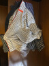 宝娜斯（BONAS）男士纯棉透气短裤头中腰四男生大码内裤竖条纹 四条袋装 2XL(体重125-145) 实拍图