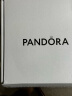 潘多拉（PANDORA）[新年礼物]单圈牛皮革手链绳红色素圈本命年diy百搭礼物送女友 红色 17.5cm 实拍图