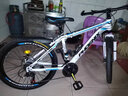 凤凰（Phoenix）山地自行车成人男女学生青少年减震变速越野公路通勤车山地车 24寸黑金刀轮 24速数字指拨（前中后全轴承） 实拍图