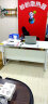 隆祥福老板桌办公桌组合大班台桌椅组合主管经理桌子简约办公家具 白架+白色 1.4米*0.7单桌+侧柜 实拍图