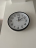 康巴丝（COMPAS）挂钟 创意简约钟表客厅石英钟表挂墙时钟 c2855 黑色 实拍图