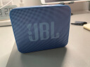 JBL GO ES无线蓝牙音箱 户外便携音响  桌面迷你小低音炮 IPX7防水 音乐青春版 蓝色 实拍图