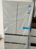 海尔（Haier）460L零距离自由嵌入多门四开门法式电冰箱家用白色一级能效超薄嵌入式底部散热BCD-460WGHFD4DW9U1 实拍图