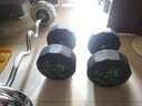 力诺 专业健身房哑铃套装男士家用一对5KG10公斤20包胶商用固定哑铃 30KG一只 实拍图