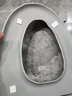 涤先生v型防水马桶垫冬季加厚家用四季通用泡沫免洗粘贴马桶坐垫可水洗 抹茶绿【1个装】防水免洗 实拍图