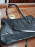 ANDSEEYOU品牌 女士手提包 大容量软皮时尚百搭质感真皮手提托特包七夕礼物 黑色 实拍图