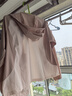蕉内凉皮3系防晒衣女士拼色防晒服冰丝短款外套夏季 浅粉拼灰粉 S 实拍图