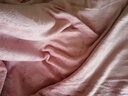 雅鹿冬季双面牛奶绒四件套加厚珊瑚绒床单被套法兰绒床笠被罩床上用品 奶黄+桃粉【双面加厚牛奶绒】 2.0m 床单款 四件套-被套220*240cm 实拍图