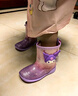 Hello Kitty儿童雨鞋女童中筒防滑雨靴库洛米小孩宝宝水鞋 梦幻紫 160mm 实拍图