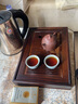 唐丰（TANGFENG） 茶盘家用现代简约小型托盘功夫茶具茶台沥水茶台干泡盘一人简易 一路有你茶盘(小) 实拍图