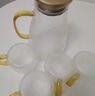 苏氏陶瓷（SUSHI CERAMICS）耐热玻璃壶水壶家用果汁壶水壶加厚锤纹贵妃壶1800ml 实拍图