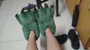珮缨 冬季动物爪子卡通保暖家居可爱萌毛绒拖鞋 墨绿色爪子 男码适合40-43码 实拍图