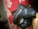 目击者作战靴男拉链冬季陆战靴女特战作训靴子防水防滑户外加绒羊毛保暖 黑色 拉链羊毛款 42 实拍图