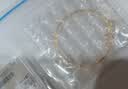 谢瑞麟（TSL）黄金手镯双铃铛光面抽拉圆珠BB手镯满月YQ823 约3.80g 实拍图
