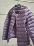 雪中飞轻薄羽绒内胆女式2025年新款秋冬季专柜薄款羽绒服女外套 紫色【新国标90绒】 3XL (180) 【建议135-150斤】 实拍图