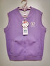 Hello Kitty儿童马甲春秋款外穿女童针织背心中大童拉链开衫童装046紫色130 实拍图