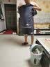 短袖T恤套装男华夫格短袖短裤男女情侣套装青少年运动服男士套装夏季休闲帅气薄款夏天男生学生版一套衣服 TZ9051灰色套装 37 2XL 140斤-155斤 实拍图